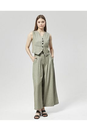 ست بالاتنه و پائین تنه سبز زنانه ویسکون Nuseel - کد 836353314