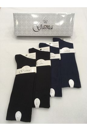 جوراب مشکی مردانه %100 پنبه Gama Çorap - کد 273322183