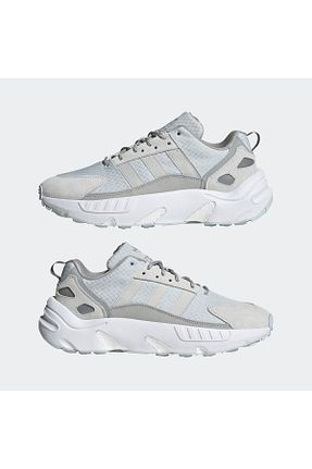 کفش اسنیکر طوسی مردانه بند دار adidas - کد 316613591