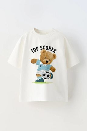 تیشرت سفید بچه گانه اورسایز c.c.l. coccolin kids baby clup - کد 836444767