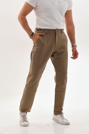 شلوار بژ مردانه پارچه HİTCH - کد 836497790