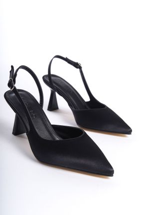 کفش پاشنه بلند کلاسیک مشکی زنانه پاشنه نازک پاشنه متوسط ( 5 - 9 cm ) PU کد 806162863