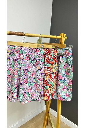 شلوارک و برمودا بنفش زنانه ویسکون enzo fashion - کد 836508198