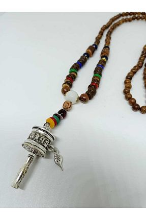 گردنبند جواهر رنگی زنانه سنگ mama india alaçatı - کد 801211049