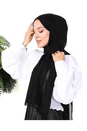 شال مشکی زنانه پنبه ای Golden Rose - کد 836520685