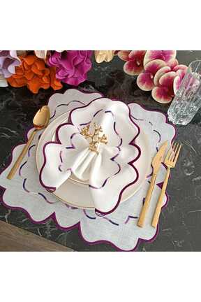 سرویس آمریکائی بنفش گرد LASETU - کد 836622641
