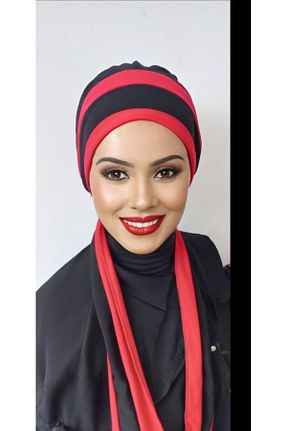 روسری مشکی شیفون Polikromi - کد 836636079