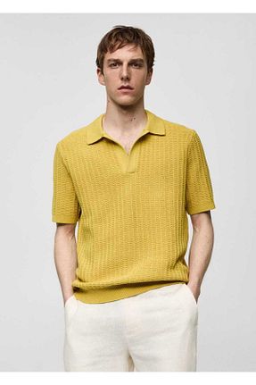 تیشرت سبز مردانه رگولار MANGO Man - کد 822182068