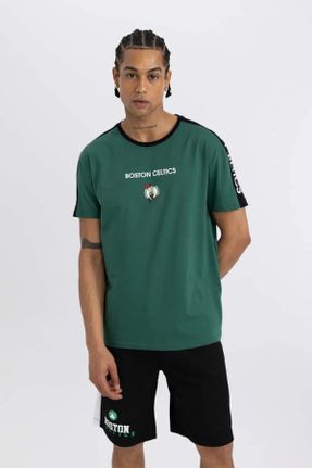 تی شرت سبز مردانه رگولار یقه گرد کد 820869158