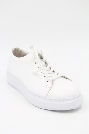 کفش کژوال سفید مردانه پاشنه کوتاه ( 4 - 1 cm ) پاشنه پر کد 412331107