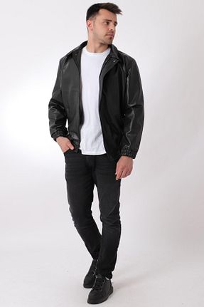 بادگیر و بارانی مشکی مردانه مخلوط پلی استر ByTrend - کد 836334258