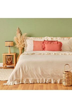 روتحتی سایز بزرگ بژ 240 x 220 Bella Maison - کد 835803827
