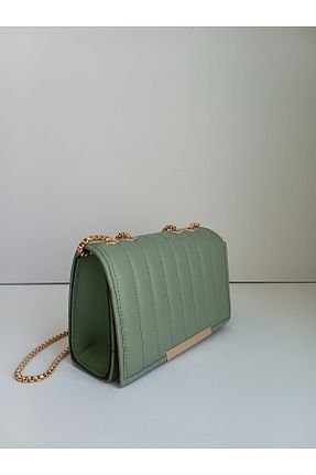 کیف مجلسی سبز زنانه چرم مصنوعی MOD10 - کد 836392982