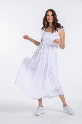 لباس سفید زنانه بافتنی Pitti - کد 42802749