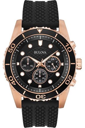 ساعت مچی مشکی مردانه 43 میلی متر Bulova - کد 772849999