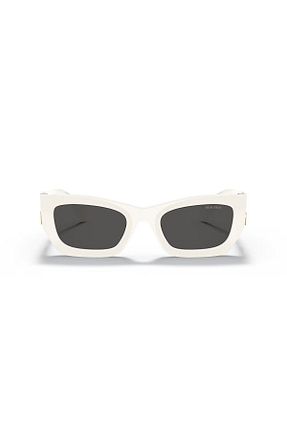 عینک آفتابی سفید زنانه UV400 Miu Miu - کد 821888510