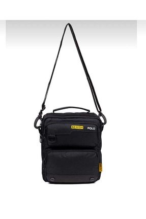 کیف دوشی مشکی زنانه پارچه ای fao polo - کد 738055640