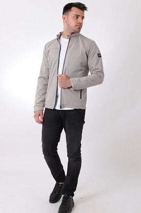 بادگیر و بارانی طوسی مردانه پلی استر ByTrend - کد 836326231