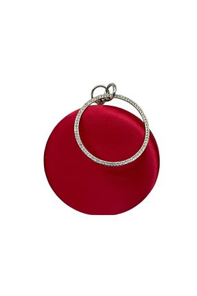 کیف مجلسی قرمز زنانه پارچه ای Busrabags - کد 673863253