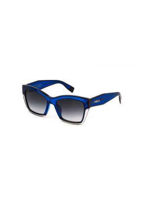 عینک آفتابی آبی زنانه 55 UV400 استخوان کد 836348195