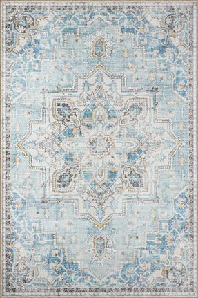 فرش رنگی قابل شستشو Rugs Modern Halı - کد 836386153