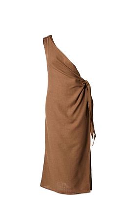 رویه بیکینی قهوه ای زنانه کتان Wear The Seasons - کد 830484927
