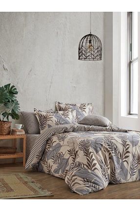 روتختی دونفره طوسی پنبه ای BED LİNE - کد 836482673