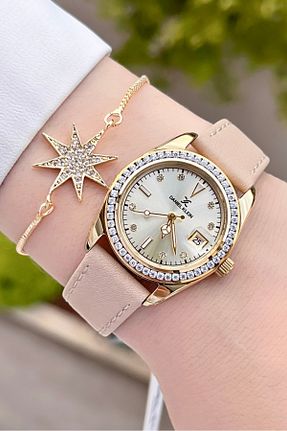 ساعت مچی طلائی زنانه 26-30 میلی متر Daniel Klein - کد 836486610