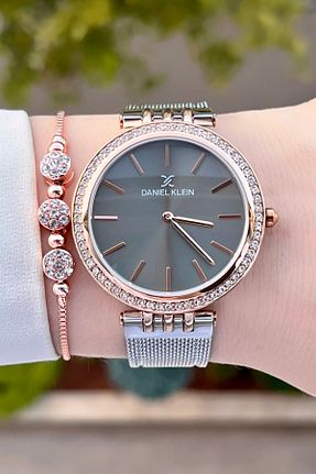 ساعت مچی متالیک زنانه 36-40 میلی متر Daniel Klein - کد 836634332