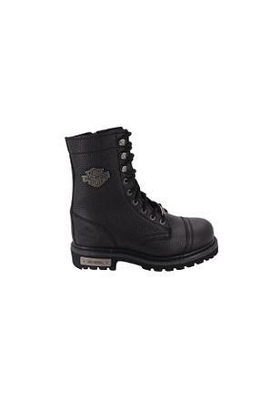 بوت / نیم بوت مشکی زنانه چرم خالص Harley Davidson - کد 65192005