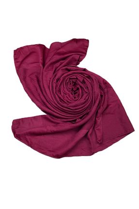 شال زرشکی زنانه پنبه ای Han Ticarethane - کد 836639035