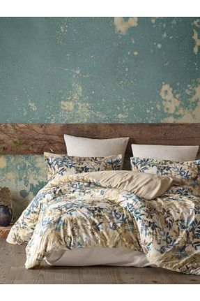 روتختی دونفره بژ پنبه - ساتن BED LİNE - کد 836864916