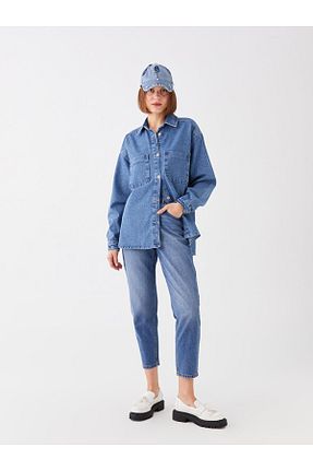 شلوار جین آبی زنانه پاچه تنگ LC Waikiki - کد 836868784