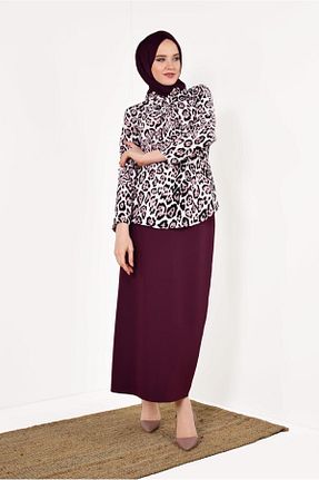 بلوز حجاب صورتی زنانه Straight TRENDTESETTÜR - کد 59148078