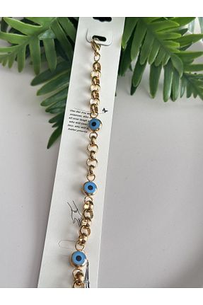 دستبند استیل (فولاد) طلائی زنانه استیل ضد زنگ Alya Aksesuar - کد 768404008