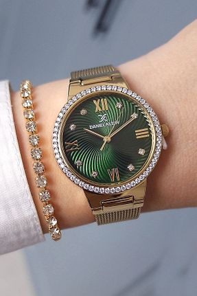 ساعت مچی سبز زنانه 31-35 میلی متر Daniel Klein - کد 826139154