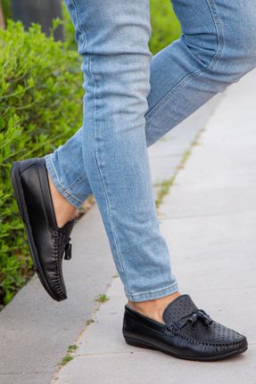 کفش کلاسیک مشکی مردانه پاشنه کوتاه ( 4 - 1 cm ) پاشنه ساده کد 277831665