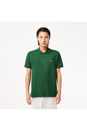 پولوشرت سبز مردانه پنبه (نخی) کلاسیک آستین-کوتاه کد 3070070
