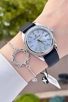 ساعت مچی طوسی زنانه 31-35 میلی متر Daniel Klein - کد 836924551