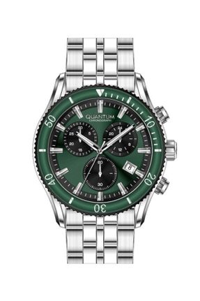 ساعت مچی سبز مردانه فولاد ( استیل ) تقویم کد 357213348