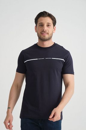 تیشرت سرمه ای مردانه رگولار Shooter - کد 836556765