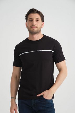 تیشرت مشکی مردانه رگولار Shooter - کد 836556657