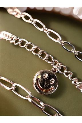 دستبند جواهر زنانه روکش نقره YUFAN METAL - کد 836861596