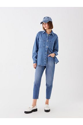 شلوار جین آبی زنانه پاچه تنگ LC Waikiki - کد 836868784