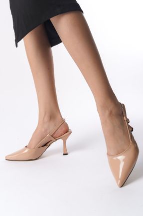 کفش پاشنه بلند کلاسیک بژ زنانه PU پاشنه نازک پاشنه متوسط ( 5 - 9 cm ) کد 836892520