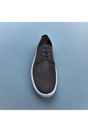کفش کژوال قهوه ای مردانه نوبوک پاشنه کوتاه ( 4 - 1 cm ) کد 836894747