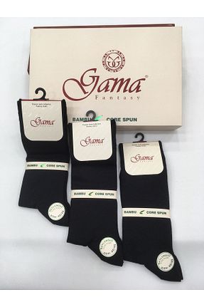 جوراب مشکی مردانه بامبو Gama Çorap - کد 272814022