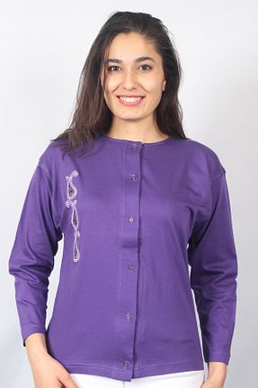 کت بنفش زنانه رگولار Sude - کد 119780293