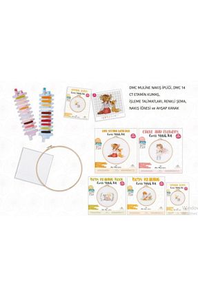 کیت گلدوزی BALIM ÖRGÜ EVİ - کد 119983329