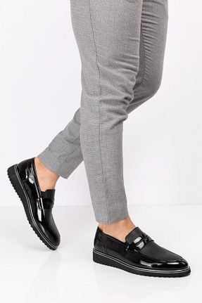 کفش کلاسیک مشکی مردانه چرم لاکی maximoda - کد 119994884